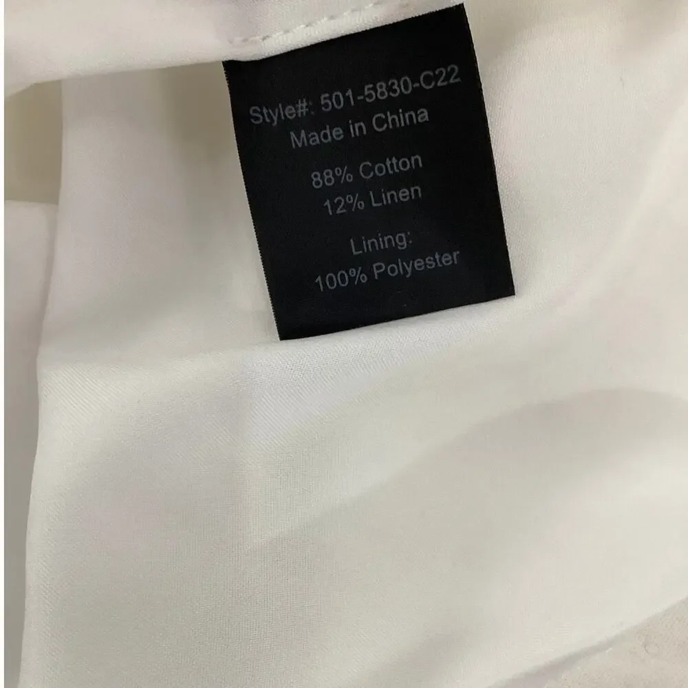 Jenni Kayne Capri Caftan Dress In Ivory Size XS Button Up - Picture 15 of 16